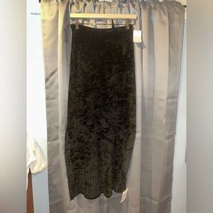 Topshop Textured Maxi Skirt Side Split US 4 NWT